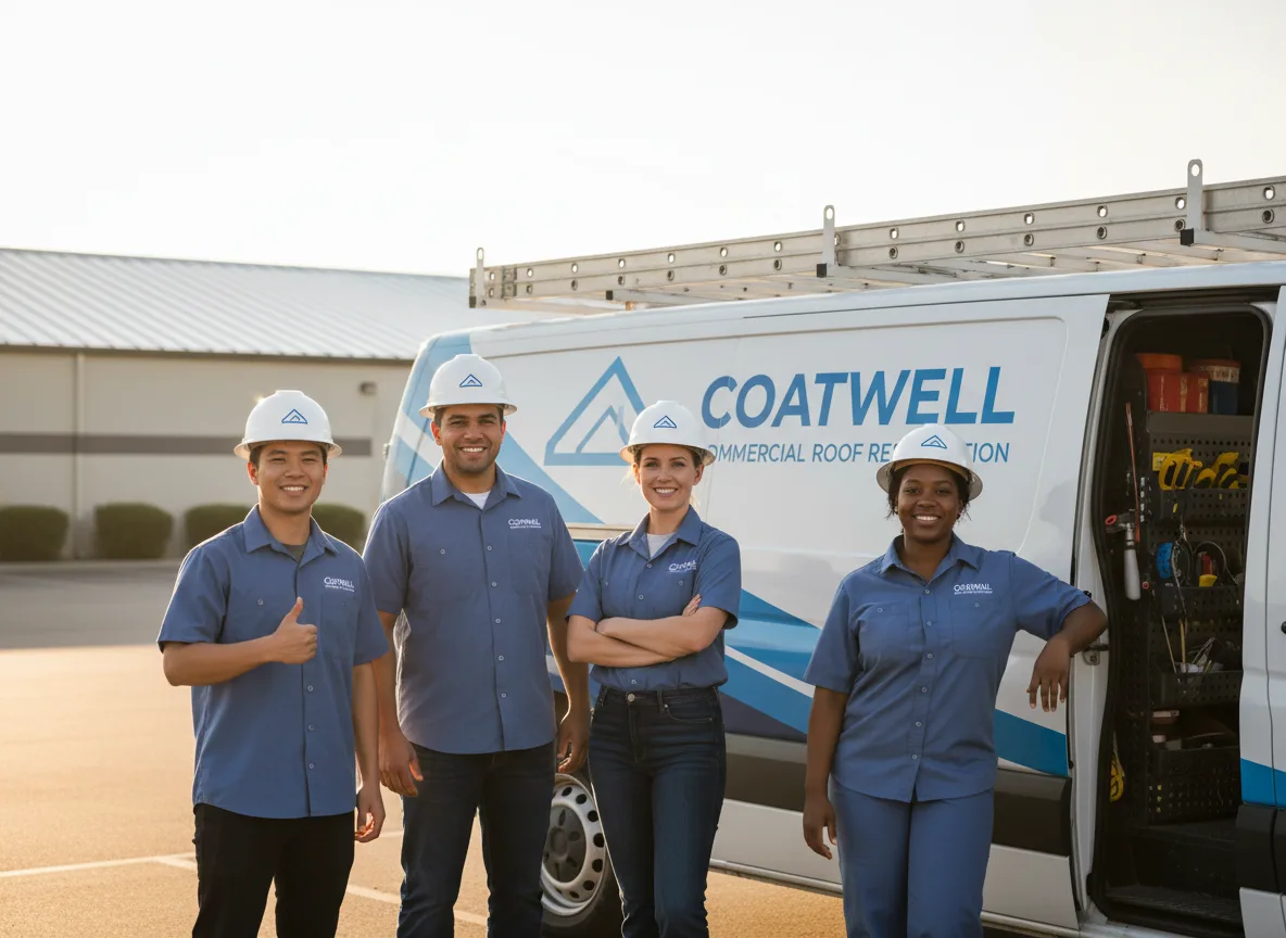Commercial roof coating company in Holly Springs, NC